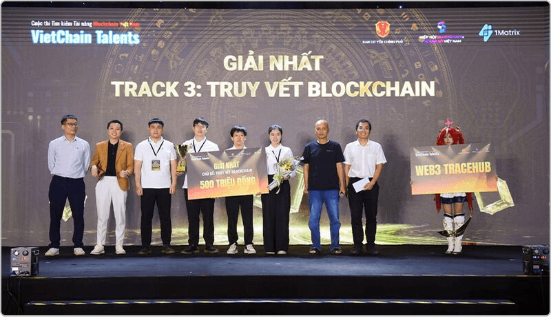 TRACEHUB CROWNED CHAMPION OF TRACK 3: BLOCKCHAIN TRACING – VIETCHAIN TALENTS 2025 COMPETITION